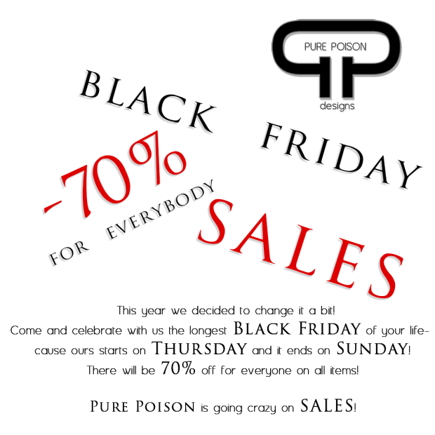 Pure Poison - Black Friday Crazy SALE!!!!