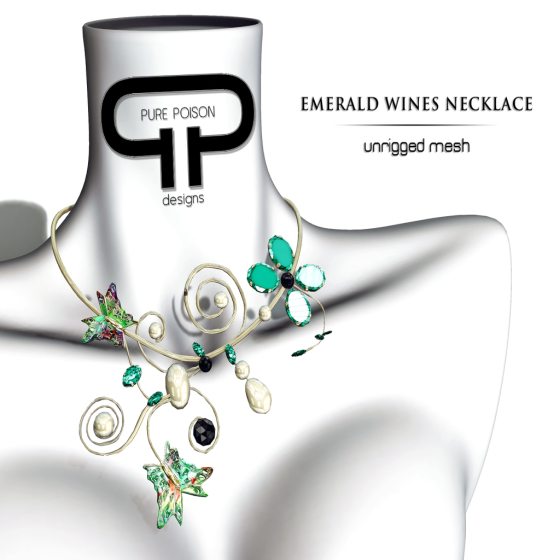 PP - Emerald Wines Necklace